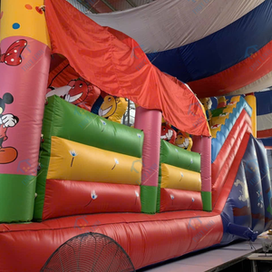 Castillo Inflable de Mickey Mouse de 5m x 10m, Material de PVC, Fácil de Instalar, Ideal para Parques de Diversiones, Aplicación para Juegos, Vietnam - Product Image 5