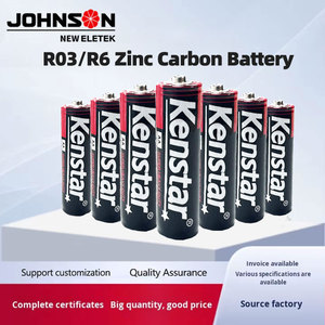 Pile au carbone-zinc 1,5 V AA AAA R6P R03P extra haute performance, vente en gros d'usine OEM ODM, CE, pour télécommandes, lampes de poche, outils électriques - Product Image 2