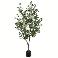 Décoration événementielle en gros : Faux olivier sur pied, plantes artificielles réalistes, bonsaï en pot, cadeaux de mariage et de Noël, décoration pour bureau et maison