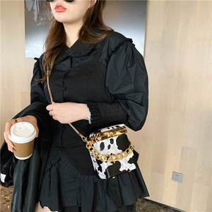 Ví Cầm Tay Đám Cưới Họa Tiết Ngựa Vằn Thời Trang Túi Đeo Chéo Hộp Vuông Đeo Chéo Dây Xích Tiệc Tối Túi Xách Tay Cho Nữ - Product Image 6