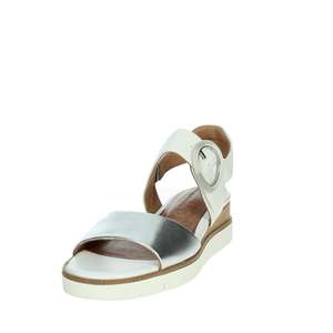 Sandalo con Zeppa da Donna Tamaris 1-28206-42 Bianco Argento, Calzatura Estiva Comoda con Plateau - Product Image 6