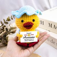 Soutien fait main positif mignon canard animaux cadeau inspirant cadeaux d'anniversaire pour ses femmes amis maman papa fille fils cadeaux