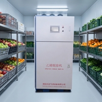 Machine de dégazage d'éthylène avec garantie d'un an pour les produits frais en entrepôt frigorifique en Californie