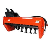 Machine de désherbage à fléaux haute performance multi-scènes pour excavatrice de 15-20 tonnes, pour l'aménagement paysager et le débroussaillage des autoroutes