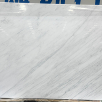Marbre blanc naturel oriental de marque SGZ, base blanche pure, veines grises, imperméable, design moderne pour cuisine et salle à manger haut de gamme