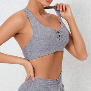 <span class=keywords><strong>G</strong></span> TOP Cross-Back Micro-vazamento Yoga Bra Quick-Dry Fitness Top apertado-encaixe Yoga Vestuário Corrida Sports Bra - Product Image 1