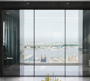 Slim frame <b>swing</b> aluminum <b>sliding</b> windows <b>and</b> doors with tempered glass energy saving ISO9001 - Product Image 5