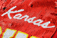 Vente en gros de vestes à paillettes pour femmes CHIEFS, veste bomber à paillettes KC