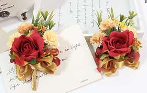 زهور ديكور هدية من AYOYO OEM ستان مخصصة بأشكال ورود ورود لحفلات الزفاف - Product Image 4