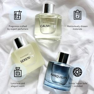 Mini Home Decor Fragrance Air Freshener 50ml Glass Essential Oil <b>Reed</b> <b>Diffuser</b> with 7-15 Days Diffusion Time in Gift Box - Product Image 2