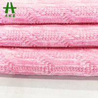 Tissu en polyester et élasthanne teint uni, tricoté, avec des motifs personnalisés, en chenille jacquard, de la marque Mulinsen Textile