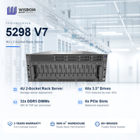 XFusion FusionServer 5298 V7 4U 双路第4/5代Xeon 60x3.5英寸 6 PCIe 32 DDR5 5600MHz 归档备份机架式服务器