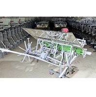 Semoir agricole à essence 6 rangs 20 cm avec distribution de semences de précision haute efficacité
