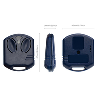 Télécommande de porte de garage à code roulant 433 MHz pour émetteur portable JUBI 433-2 JUBI 433-4 JUBI 433-2TR