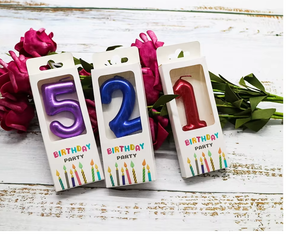 Vela con Número del 0 al 9 <span class=keywords><strong>para</strong></span> <span class=keywords><strong>Pasteles</strong></span> de Fiesta - Product Image 4