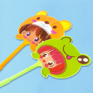 Stylo en forme d'éventail - Cadeau promotionnel pour les activités marketing sur le terrain ; Papeterie créative ; Stylo à bille mignon à motif de dessin animé pour - Product Image 1