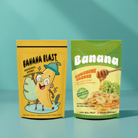 Emballage personnalisé de qualité alimentaire 500g 16oz feuille laminée Ziplock Doypack Chip Popcorn Emballage Sacs à collation