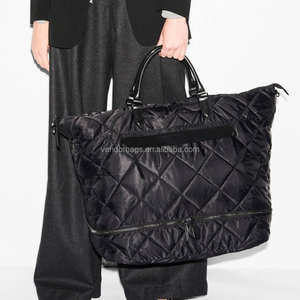 Viaje Impermeable Plegable Poliéster Gran capacidad Unisex Tote Duffle Acolchado Carry on Weekender Bag - Product Image 4