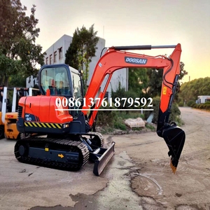 Pelle sur chenilles doosan dx60 d'occasion machines d'occasion chinoises mini petite pelle doosan dx60 - Product Image 3