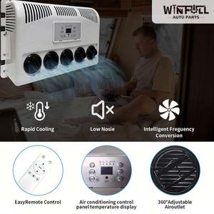 Compresseur à rotor de haute qualité 24V 9000btu/h 600-850W R134a 600g Réfrigérant 2000 M3/h Volume d'air extérieur Climatisation de cabine de tracteur 1 - Product Image 5