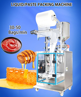 Machine automatique de remplissage et d'emballage de liquide de jus de fruits pour la fabrication de bâtonnets de sucettes glacées et de sucettes glacées