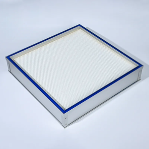 Filtre HEPA H13 H14 à haute efficacité avec cadre en aluminium et joint en gel, réservoir de liquide pour système de ventilation CVC de salle blanche - Product Image 3