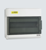 Boîtier de distribution étanche IP66 pour disjoncteur, en plastique, pour montage en surface extérieur, anti-poussière, résistant aux UV, IEC