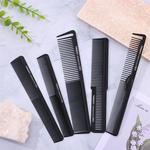 Pettine Ionico in Fibra di Carbonio per Parrucchieri, Resistente al Calore, per Sfoltire i Capelli, per Uso Domestico e Professionale nei Saloni - Product Image 3