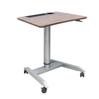Bureau réglable pneumatique, à bas prix, table d'apprentissage, pour ordinateur portable de bureau et à domicile