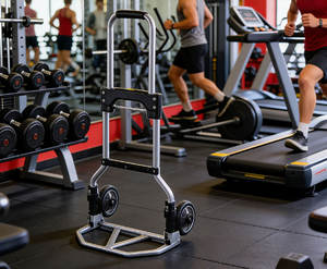 अनुकूलन योग्य औद्योगिक एल्यूमीनियम मिश्र धातु मंच दो-पहिया व्हीलबारो 50 किलोग्राम क्षमता आसान डोंगक्न ब्रांड - Product Image 2