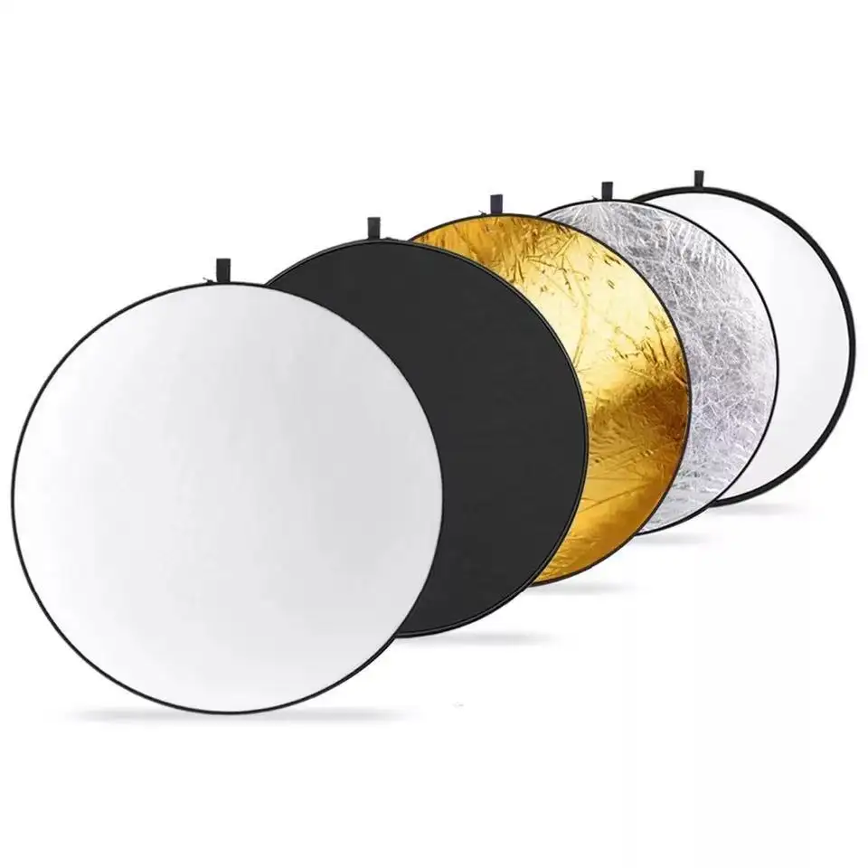 New 60cm 80cm 110cm 5 in 1 Reflector Photography Studio Lights for Photography with Reflector