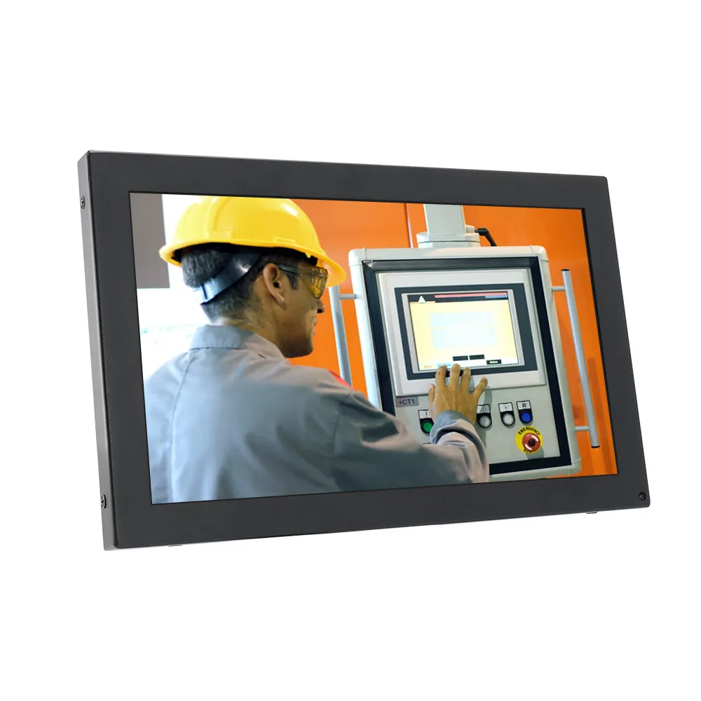 Haute Luminosité Cadre Ouvert IP65 10.1 12 13.3 15 17 19 21.5 Pouces Écran Tactile Tft Lcd Moniteur à Écran Tactile D'affichage