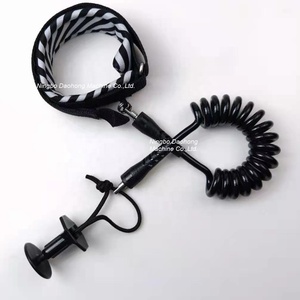 Leash de poignet en TPU premium, fabrication directe d'usine, personnalisé pour <span class=keywords><strong>bodyboard</strong></span>, avec cordon en spirale et connecteur - Product Image 3
