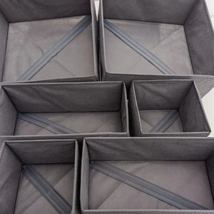 Organisateur de <span class=keywords><strong>tiroir</strong></span> de sous-vêtements 8pcs Set Organisateur de <span class=keywords><strong>tiroir</strong></span> de sous-vêtements pliable et séparateurs de placard - Product Image 5