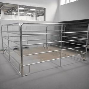 Panel de Cerca para Ganado Rectangular de Acero al Carbono, Pintado, Resistente a la Oxidación, Portátil, para Uso en Granjas y Ranchos - Product Image 4