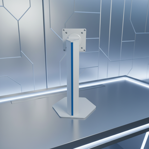 Ruiguan <strong>New</strong> Design Low Price Black 27" Screen <strong>ABS</strong>+Metal <strong>Sheet</strong> Height Adjustable Monitor Arm 90 Degree Tilt Angle Computer Vesa - Product Image 2