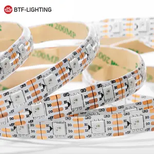 5V 4pin WS2813 Dual Signal Breakpoint Continue Individually 5050 Addressable Dream Color RGB Led Pixel Strip