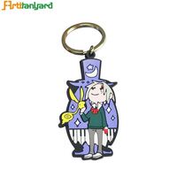 Porte-clés coeur de moto de dessin animé personnalisé avec lanière Mini caméra de football vierge Pom Pom