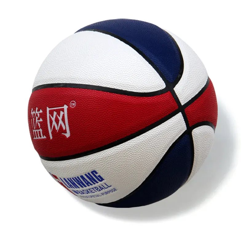 Sanhuan-pelota de baloncesto de cuero, pelota de baloncesto con logo