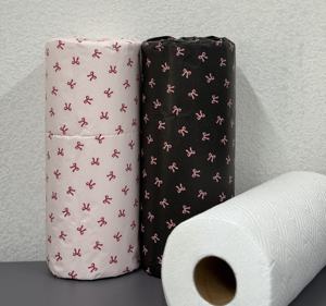 OEM 2-lagiges Einweg-Küchen papier Papier tuch benutzer definiertes Logo weiß bedrucktes Küchen papier - Product Image 6