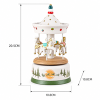 Boîte à musique en bois personnalisable avec logo, écologique, artisanale, pour la décoration de la maison, jouet pour bébé, cadeau