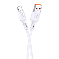 Câble USB de données KAKUSIGA KSC-805 TIANSHENG 2.4A à charge rapide, 1m, PVC, Micro Type C, 8 broches, pour téléphone