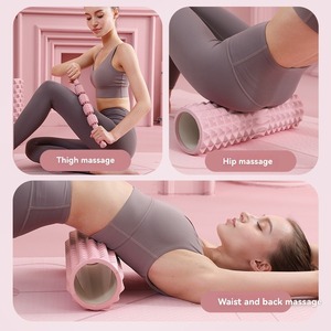 Rullo in Schiuma EVA Multifunzionale per Yoga, Design <span class=keywords><strong>a</strong></span> Mezzaluna, Bastone per Massaggio Muscolare Femminile con Buona Capacità di Carico - Product Image 3