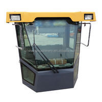 Rakitan Kabin Loader OEM Kustom dengan Sertifikasi Perlindungan Keselamatan ROPS FOPS untuk Kabin Backhoe Tugas Berat