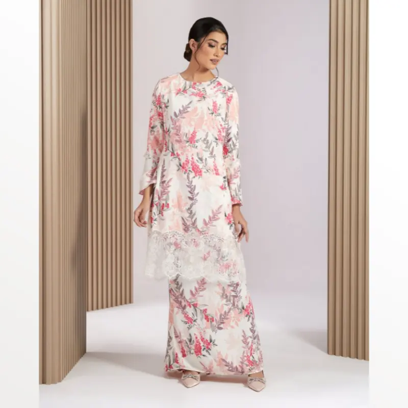 SIPO Eid Modern moda islam giyim Hotest son Abaya tasarımlar üretici zarif malezya moda elbise için Baju kuku