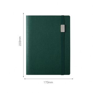 AI-MICH Simple Design Stationery Custom Printing PU Leather Hardcover Lined Diary Planner <b>Journal</b> Notebook - Product Image 4