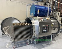 Waterstraalretortsterilisator voor babyvoeding, fruitpuree, jam en glazen potproducten