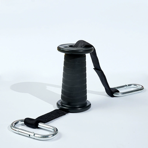 Clip de pájaro volador para Fitness Cono Cuerda Agarre Pecho Mango de PVC para bíceps Curl Tríceps Prensa hacia abajo Metálico - Product Image 2