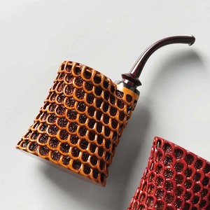 Xiaoxiong Usine Directe De Luxe Portable Vin Navire <span class=keywords><strong>Bruyer</strong></span> Pipe À Fumer Gravé Dragon Échelles Big Sitter Pipes À Tabac - Product Image 1