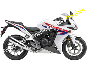 Kit de Carenado para Motocicleta Honda CBR500R CBR 500R <span class=keywords><strong>CBR500</strong></span> <span class=keywords><strong>R</strong></span> 13 14 15 2013 2014 2015, Repuesto de Motocicleta, ABS, Blanco - Product Image 1